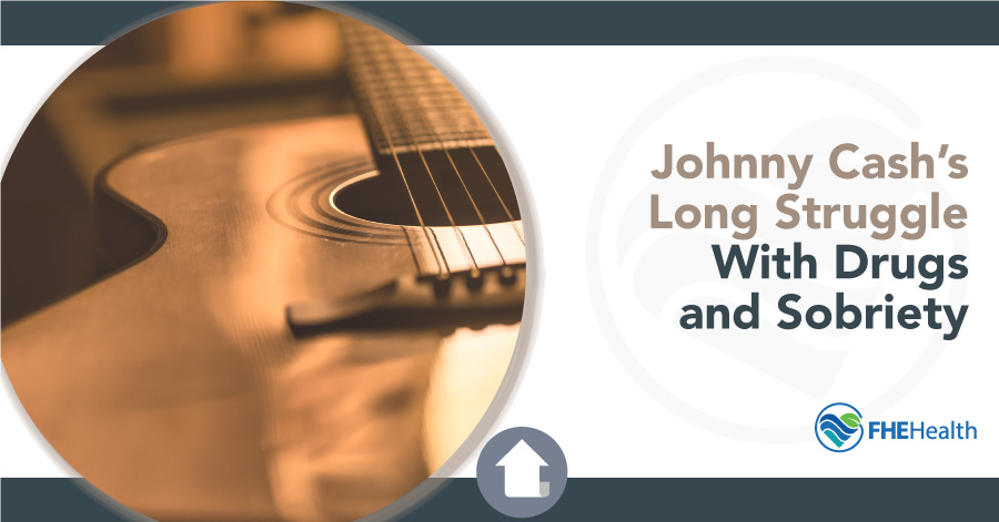Johnny Cash's Long Struggle with drugs and sobriety