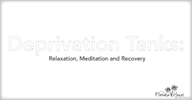 Deprivation tanks for addiction recovery?