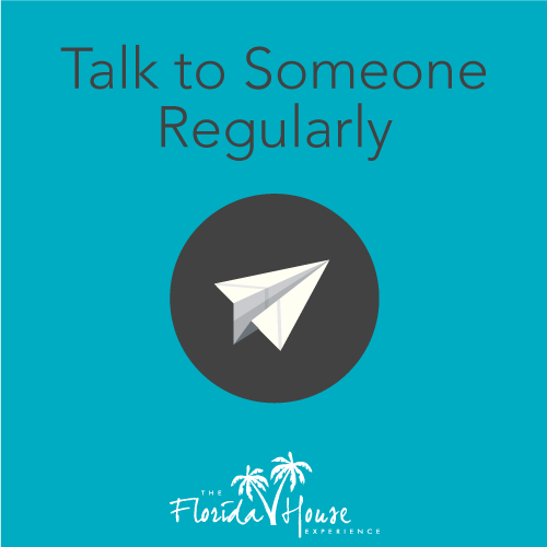 Commitment to new year wellness - talk to someone regularly