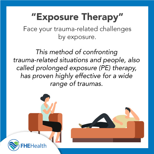 Exposure therapy confronts trauma related situations and has proven effective