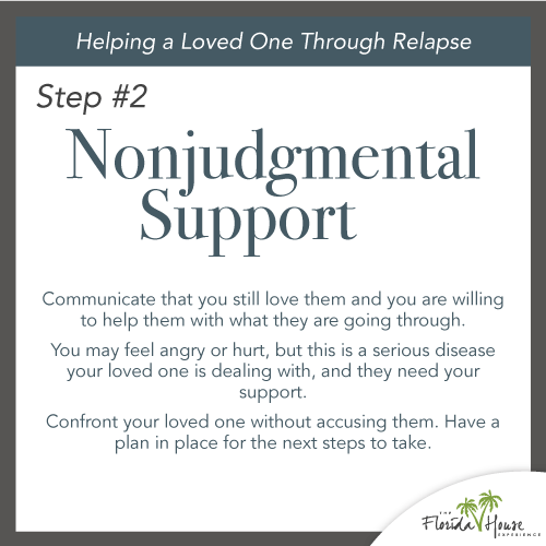Confronting your loved one about a relapse