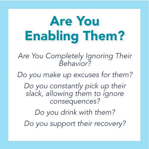 am i enabling my alcoholic partner?