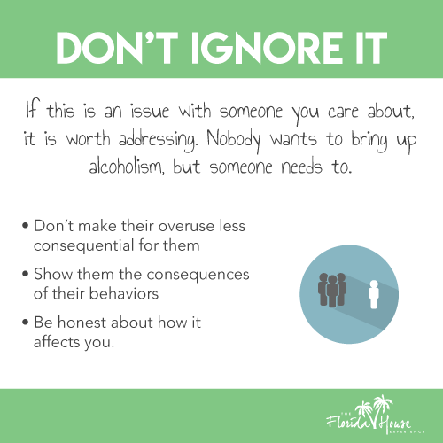 If this is an issue with someone you care about it is worth addressing