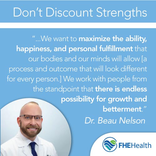 We want to maximize the ability, happiness and personal fulfillment that our bodies allow
