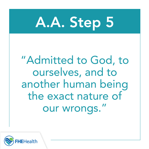 What is Step 5 of AA