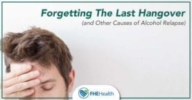 Forgetting the last hangover