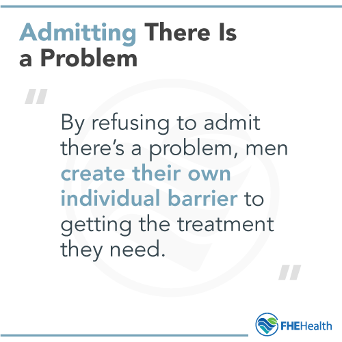 Men - Admitting There is a mental health problem