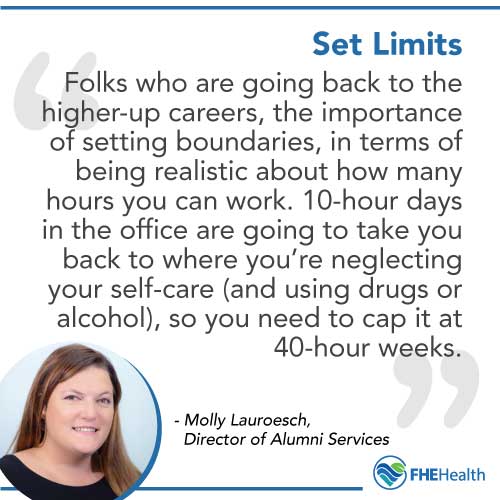Knowing how to set limits with your sobriety