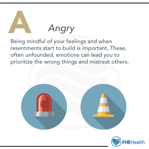 HALT - A is for Angry