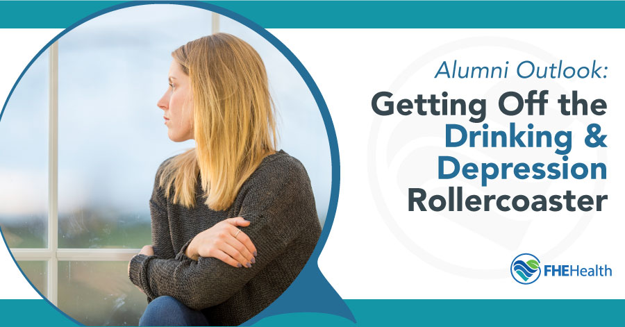 Alumni Outlook - Getting off the drinking and depression rollercoaster