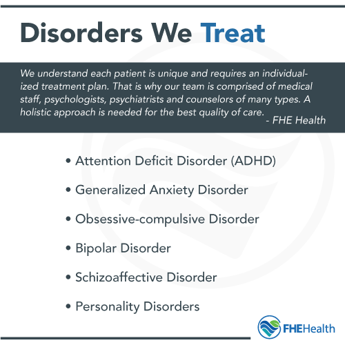 Mental Health Disorders we treat in deerfield beach