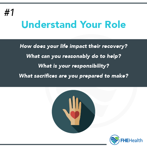 Understand your role in their recoveryq