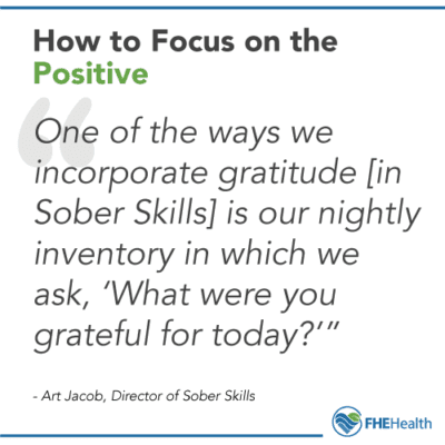 How to focus on the positive in recovery