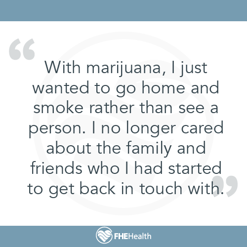 With Marijuana, I just wanted to