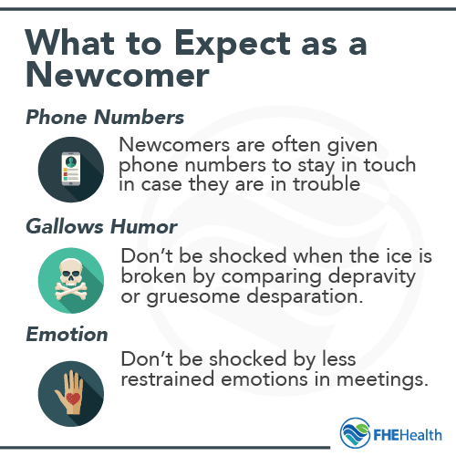 What to Expect as a newcomer in AA or group therapy