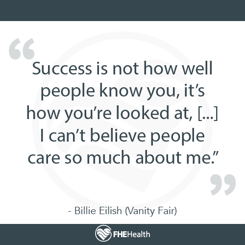 Billie Eilish on Success