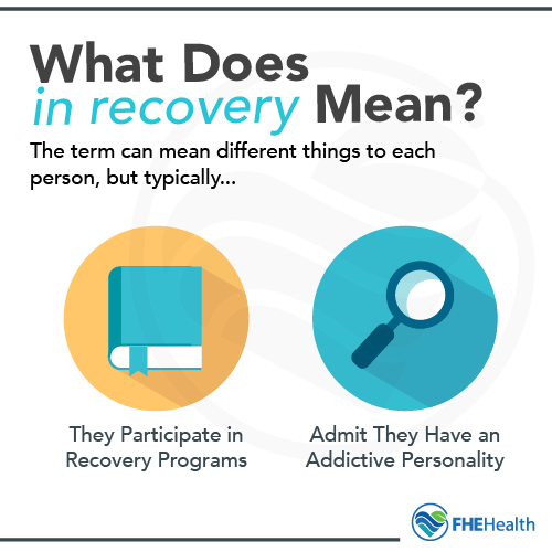 What does 'in recovery' mean