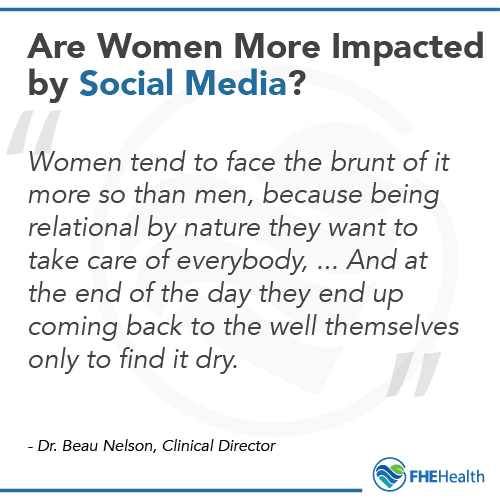 Are women more impacted by social media?