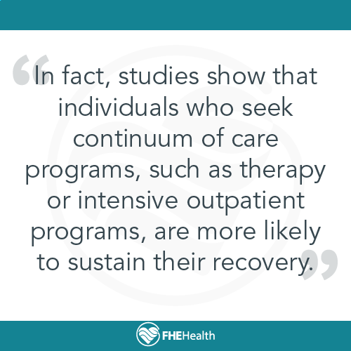 In fact, studies show that individuals - Alumni Quote