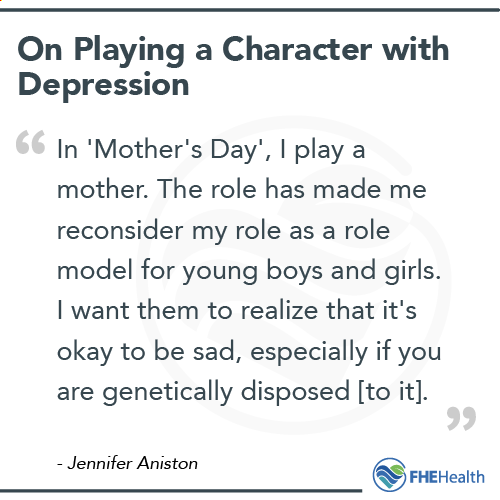 Aniston on Playing a Character with Depression