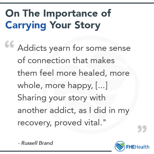 Russell Brand on Carrying his Story