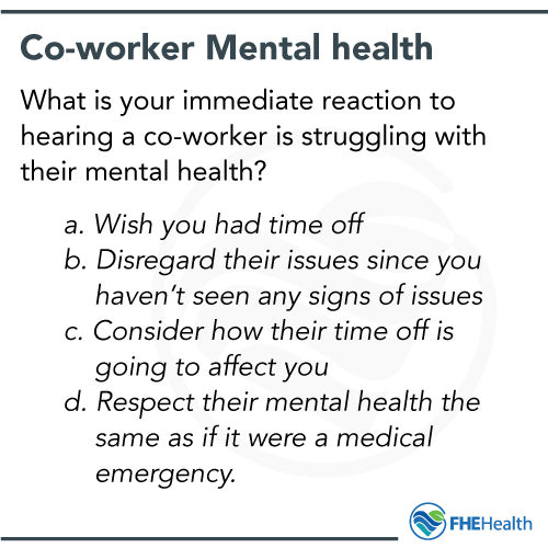 Co-worker with Mental Health