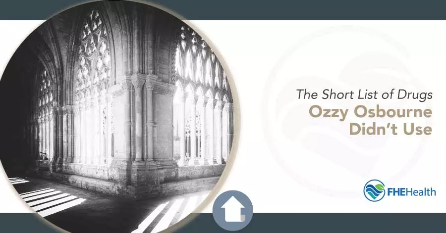 The short list of drugs Ozzy didn't use