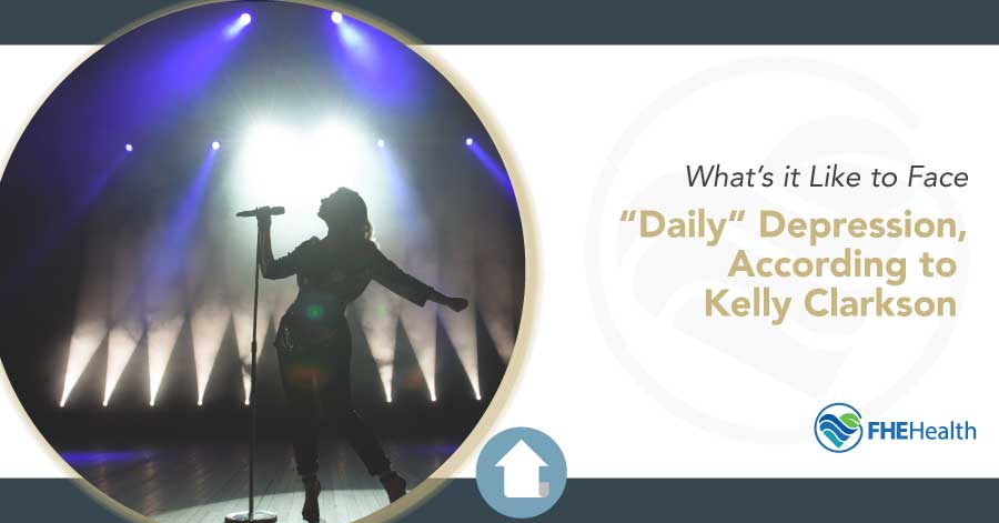 What it's like to face daily depression according to kelly clarkson
