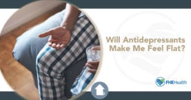 Will Taking antidepressants make me feel flat