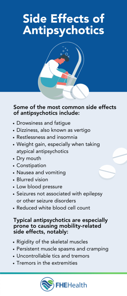 Common side effects of antipsychotics