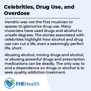 Jimi Hendrix and Celebrity Drug Use