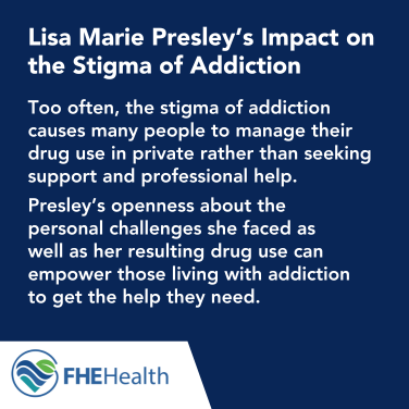 What Lisa Marie Presley did for the stigma of addiction