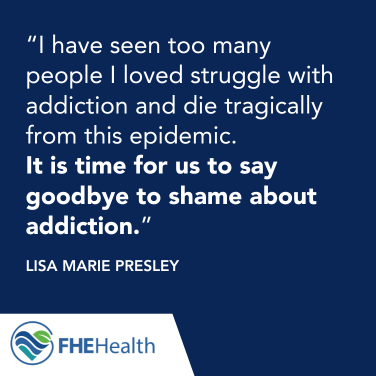 What Lisa Marie Presley said about addiction