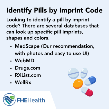 Looking up pill database - pill identifier