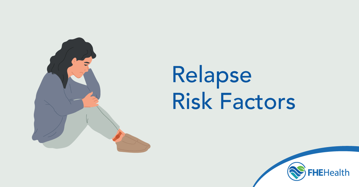 What factors influence the risk of relapse