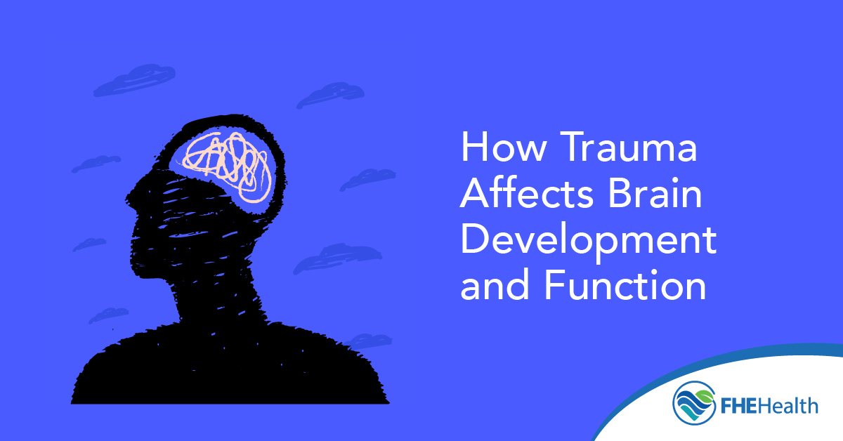 How does trauma affect brain development