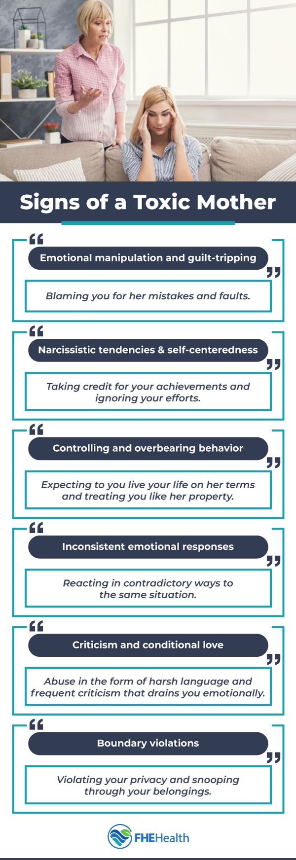 Toxic mother impact on mental health