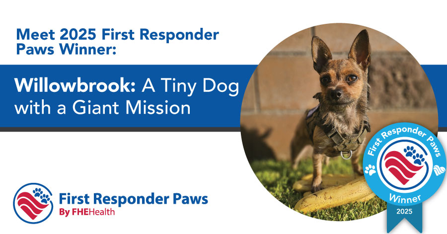 2025 First Responder Paws Winner Willowbrook